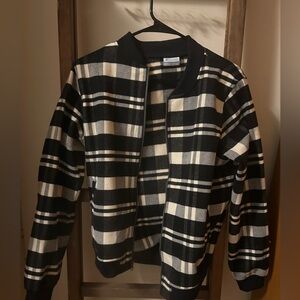 Columbia Black and White Checkered Jacket